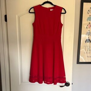 Calvin Klein fit and flare dress